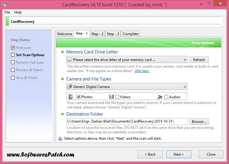 serial number cardrecovery 6.10